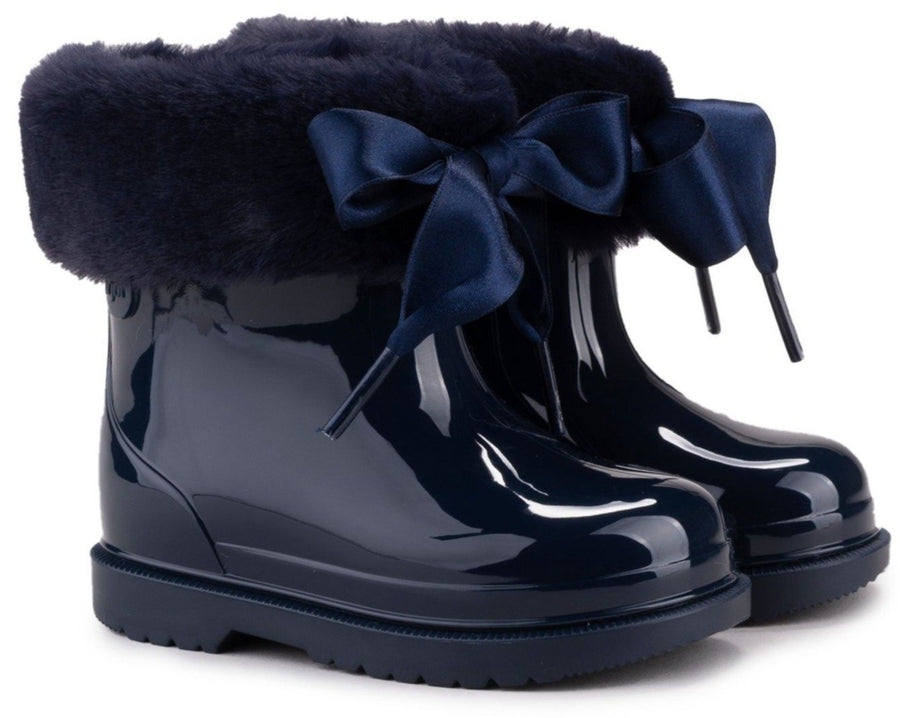 Igor Girl's Bimbi Soft Rain Boots, Marino Navy Blue
