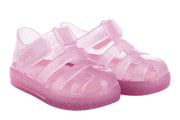 Igor S10265 Girl's Star Glitter Sandal - Rosa