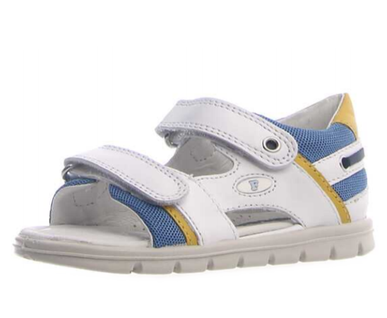 Falcotto Boy's Sailing Sandals - Bianco/Azzurro