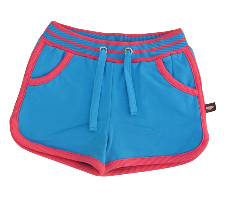 Moromini Grid Blue Jewel Shorts
