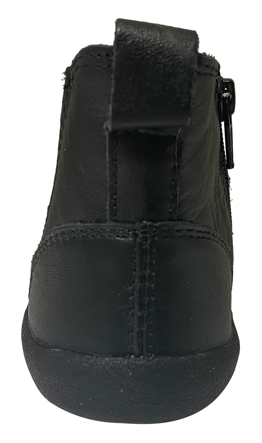 Old Soles Girl's & Boy's 5064 High Top Ankle Boot Sneaker - Black Leather