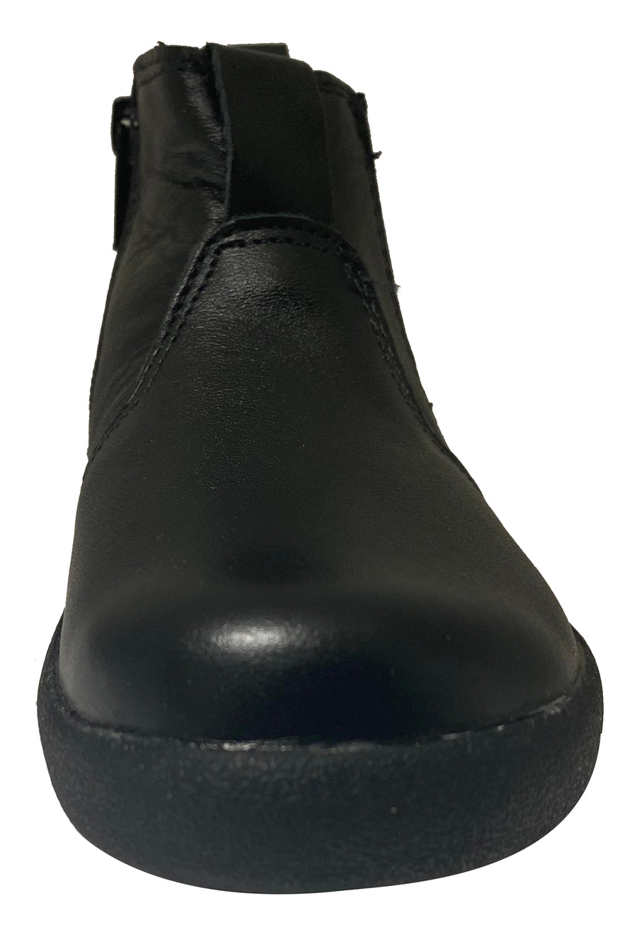 Old Soles Girl's & Boy's 5064 High Top Ankle Boot Sneaker - Black Leather
