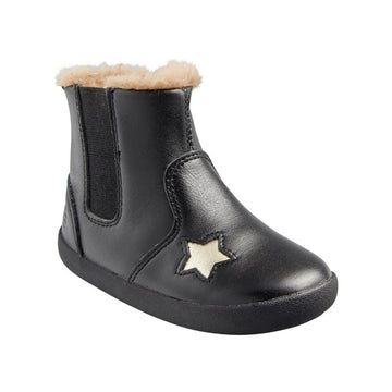 Old Soles Girl's and Boy's Star Rider Boots - Black