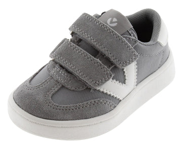 Victoria Boy's and Girl's Hook and Loop Closure Sneaker, Grey