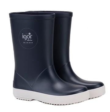 Igor Boy's & Girl's Splash Nautico Rain Boot, Marino