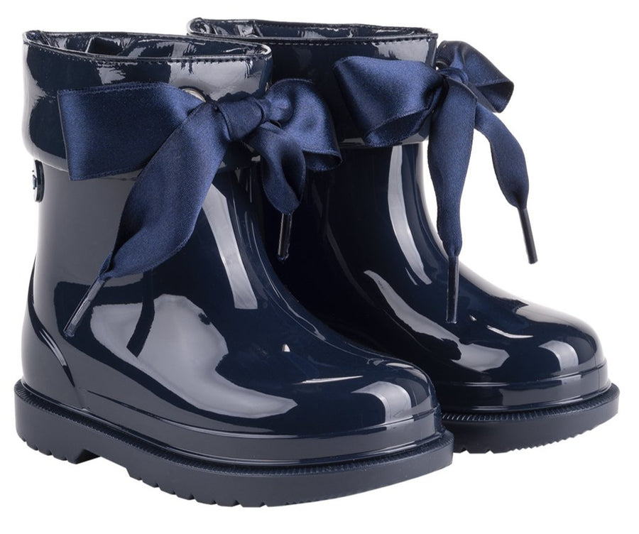 Igor Girl's Bimbi Lazo Rain Boots, Marino