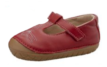 Old Soles Girl's Pave West T-Strap Shoe - Red