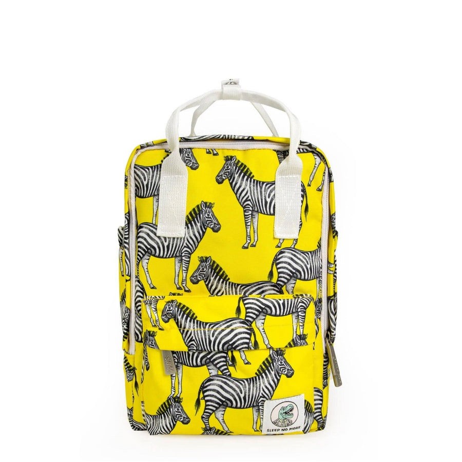 Sleep No More Preschool Backpack, Zebra Print